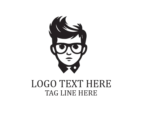 Cartoon Boy Logo for Gaming Brands