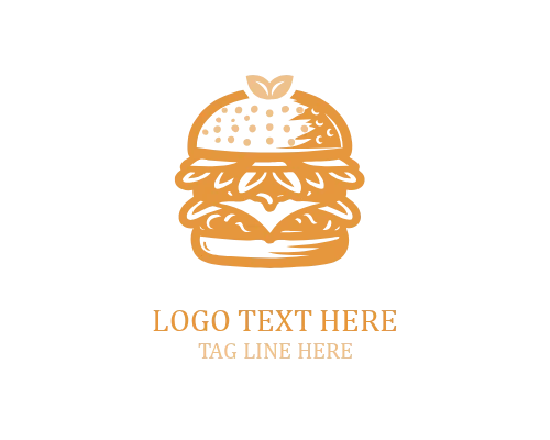 Cartoon Burger Logo