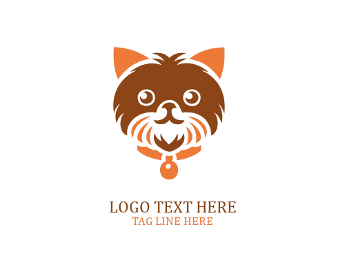 Cartoon Cute Puppy Logo
