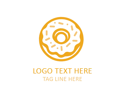 Cartoon Donut Logo Design