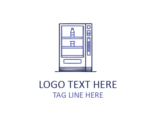 Cashless Vending Logo for Digital Payment and Modern Retail