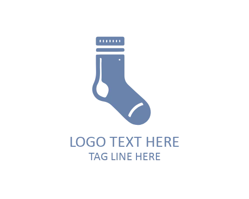 Casual Flat Socks Logo for Fashion and Lifestyle Brands