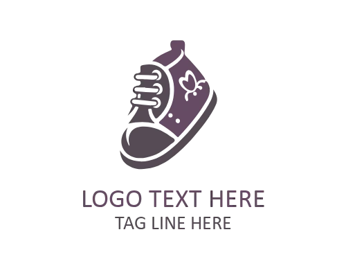 Casual Kids Shoes Logo for Everyday Footwear Brands
