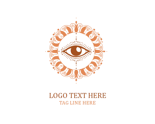 Celestial Boho Eye Logo