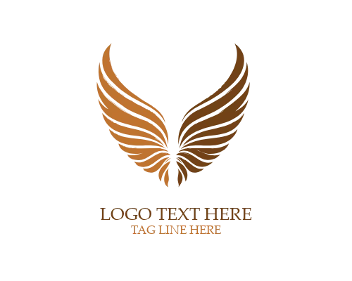 Celestial Faith Angel Wings Logo