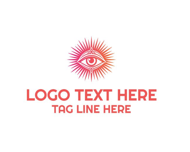 Celestial Sun Eye Logo