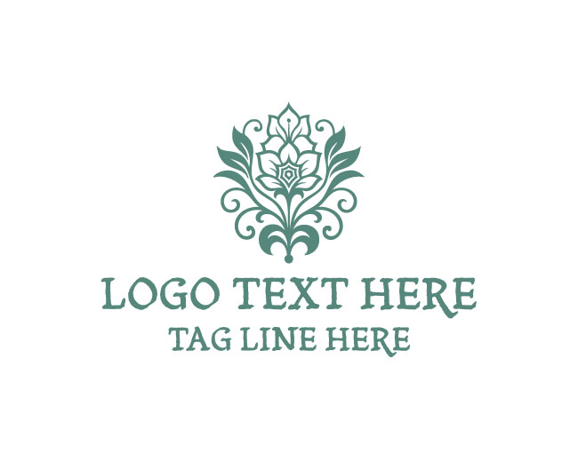 Charming Floral Garden Logo