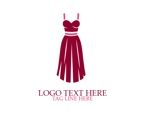 Charming Women Dress Logo