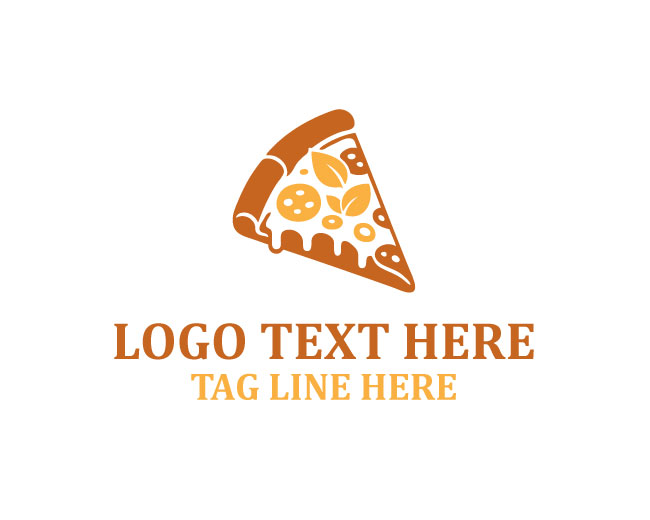 Cheesy Pizza Slice Logo