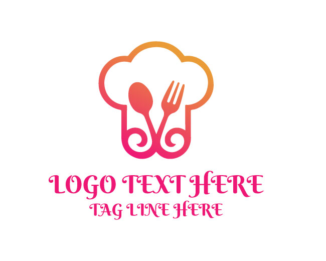 Chef Culinary Fork Logo
