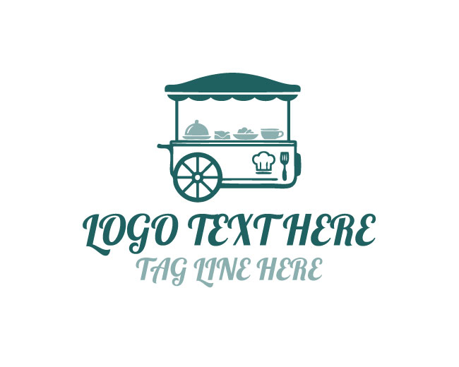 Chef Food Cart Logo