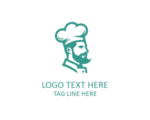 Chef Hat and Flame Logo