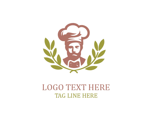 Chef Hat Badge Logo