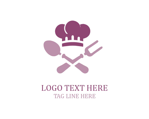 Chef Hat Bowl Logo