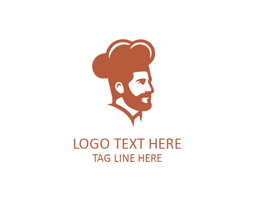Chef Hat Food Icon Logo