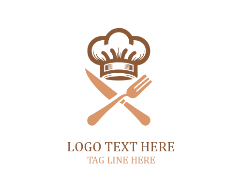Chef Hat Plate Logo