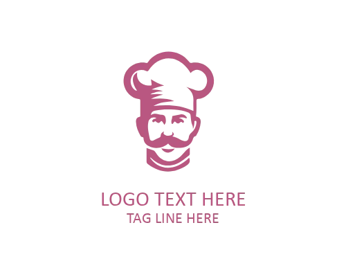 Chef Knife and Hat Logo