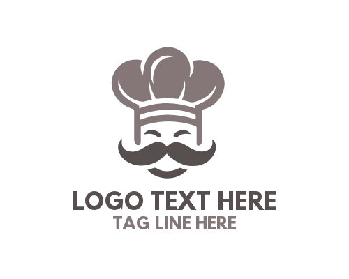 Chef Presenting Menu Logo