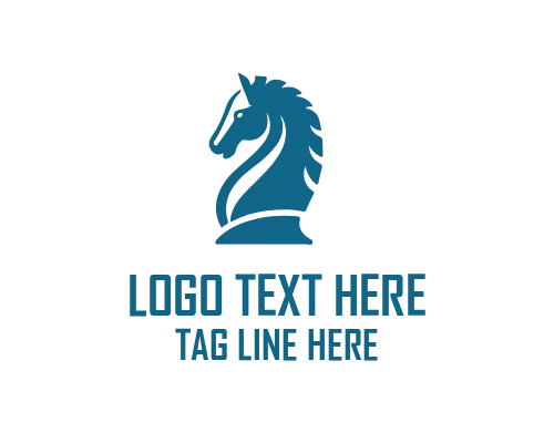 Chess blue Logo