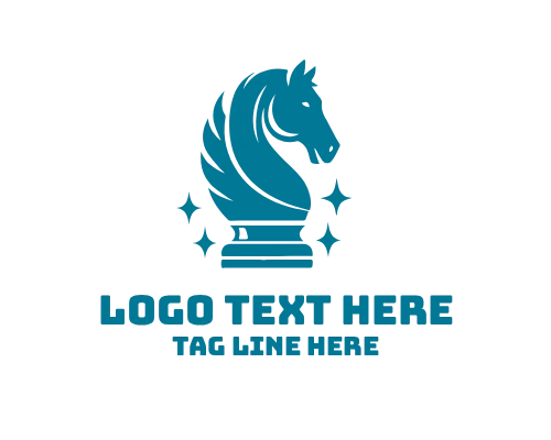 Chess Emblem Logo for Club and Tournament Branding