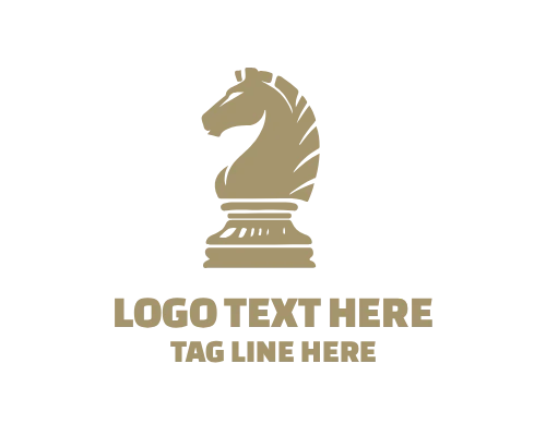 Chess Piece Logo for Strategy Branding