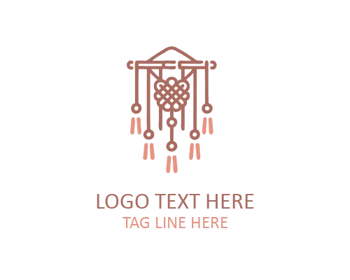 Chevron Knot Macramé Logo