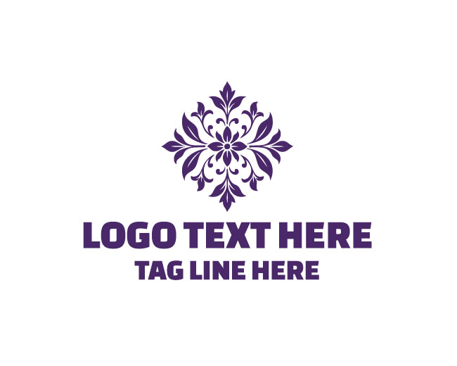 Chic Floral Boutique Bloom Logo