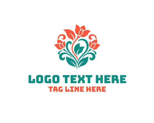Chic Floral Boutique Logo