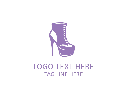 Chic Footwear Heels Fashion Logo