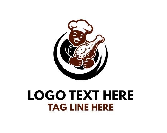 Chicken Restaurant Rooster Logo