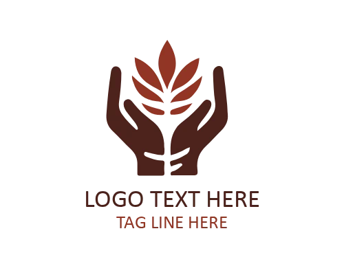 Child Care Hand Logo for Family Brands