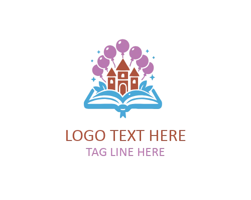 Child Learning Kindergarten Logo