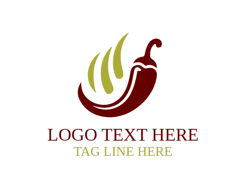  Chili Ribbon Badge Logo for Quality Food Brands