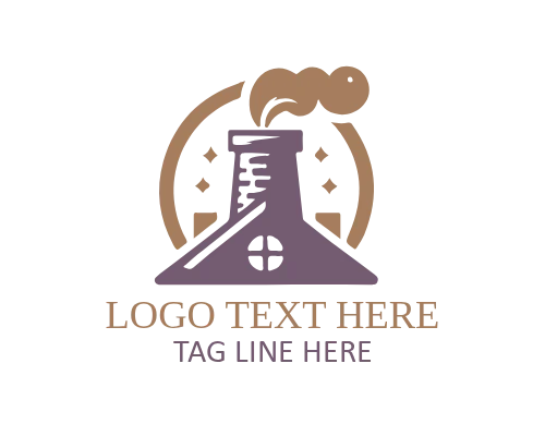 Chimney and Fireplace Logo for Heating Services and Home Branding