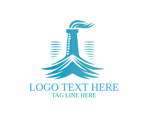 Chimney Maintenance Logo for Home Care and Fireplace Branding