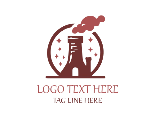 Chimney Service Badge Logo for Professional Home Service Branding