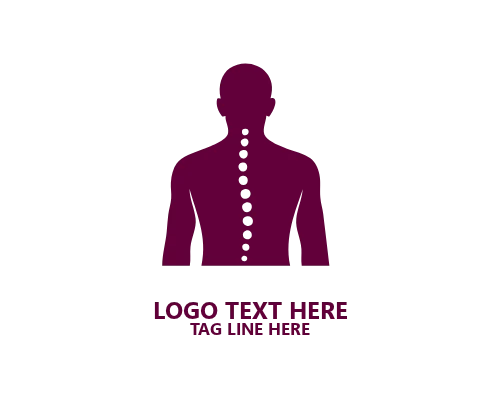 Chiropractor Modern Spine Logo