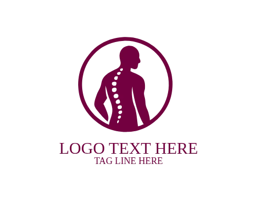 Chiropractor Natural Alignment Logo