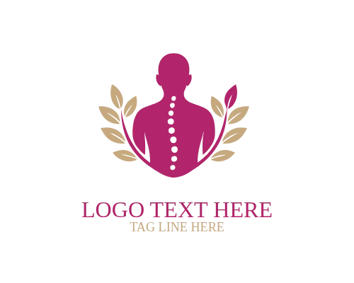 Chiropractor Posture Care Logo