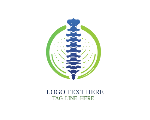 Chiropractor Precision Spine Logo