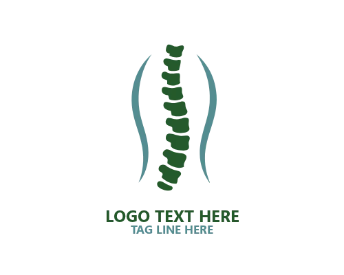 Chiropractor Spine Balance Logo