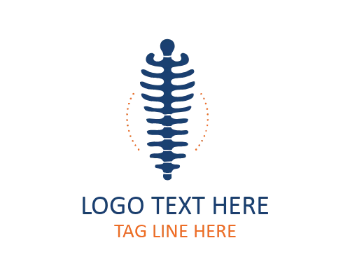 Chiropractor Spine Motion Logo