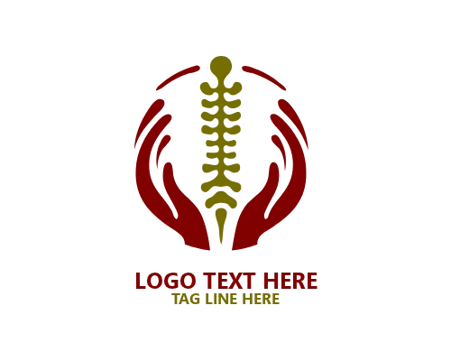 Chiropractor Spine Path Logo