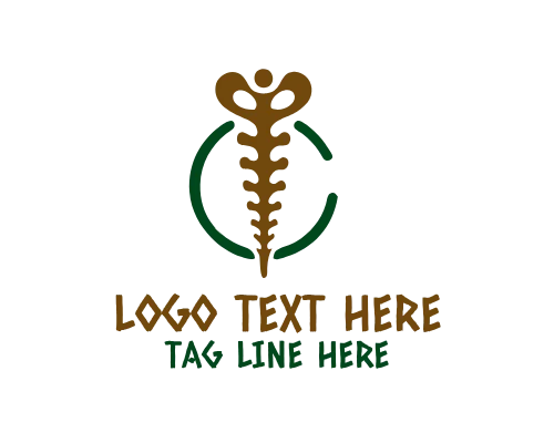 Chiropractor Spine Relief Logo