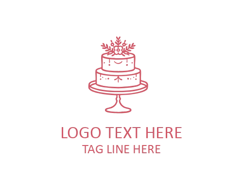 Chocolate Banana Cake Logo for Dessert Cafes, Sweet Treat Shops, and Unique Cake Brands