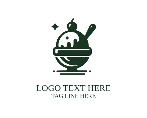chocolate ice cream logo