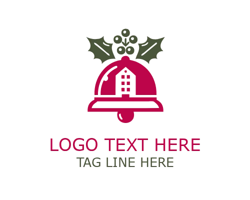 Christmas Tree Star Logo for Festive Holidays and Seasonal Branding