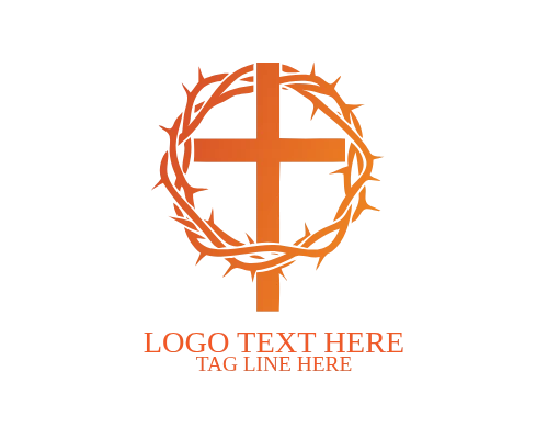 Church Emblem Cross Logo logo template preview