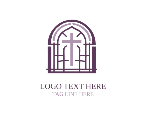 Church Shield Cross Logo