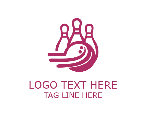 Circle Bowling Logo for Club and Tournament Branding